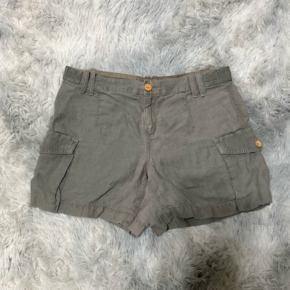 5/$25 Banana Republic 100% Linen Shorts 6